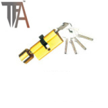 Gold Printing One Side Open Lock Cylinder